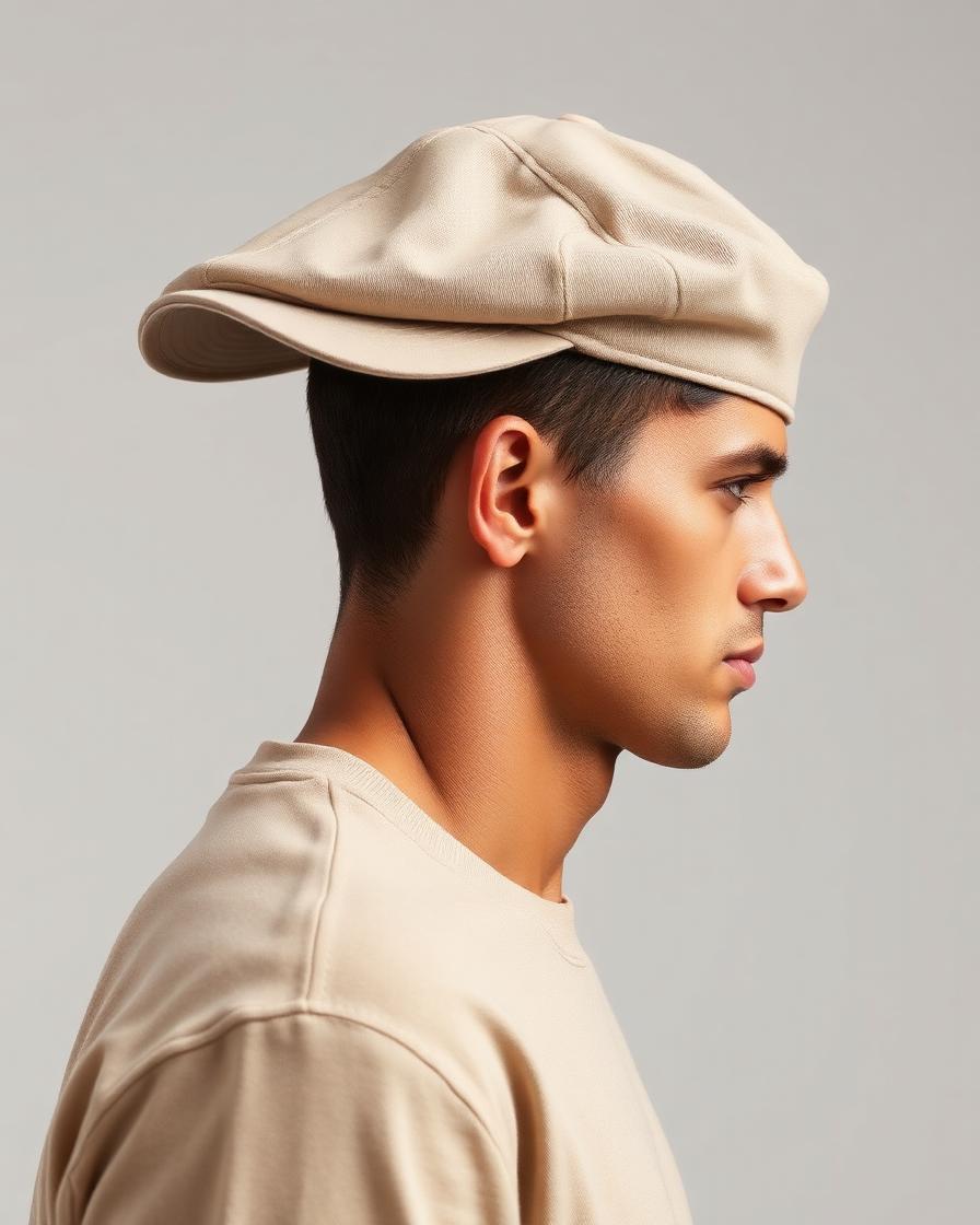 Dad Hat Bege — Lateral