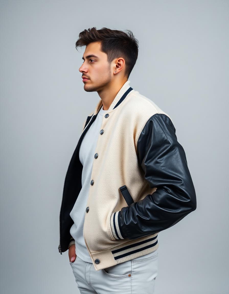Varsity Football Jacket — Lateral