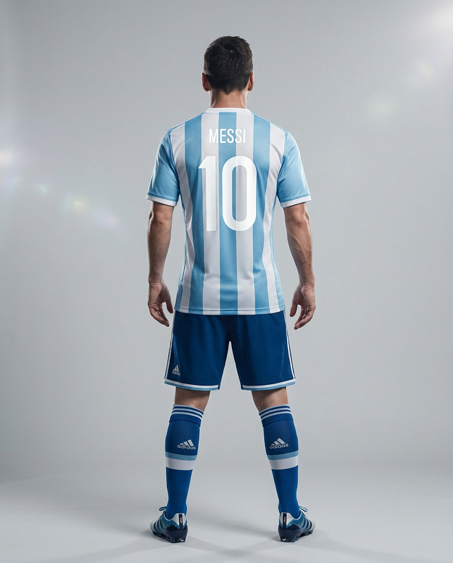 Camisa Argentina 2026 — Costas