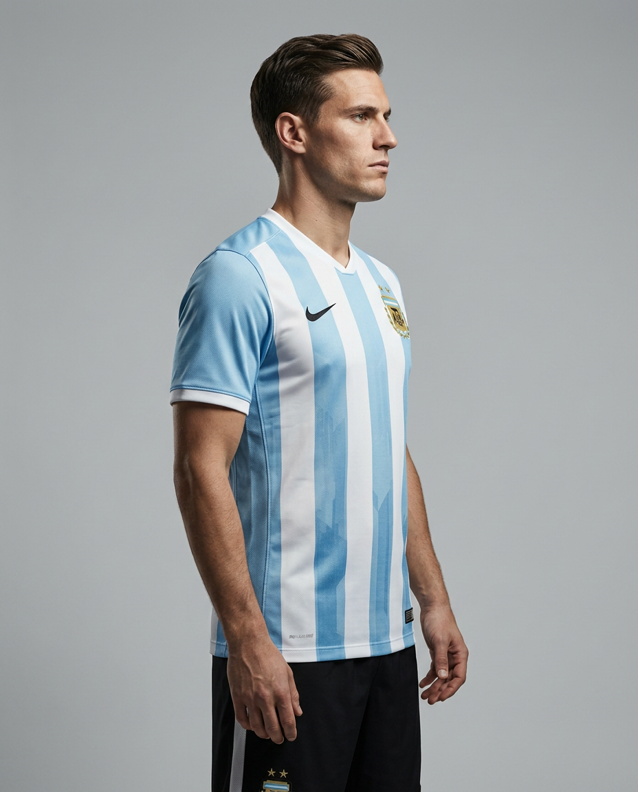 Camisa Argentina 2026 — Lateral