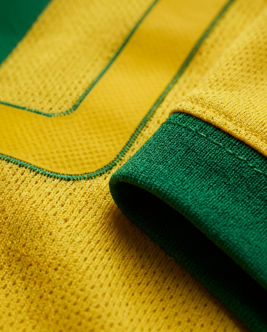 Camisa Brasil 2026 — Detalhe do tecido
